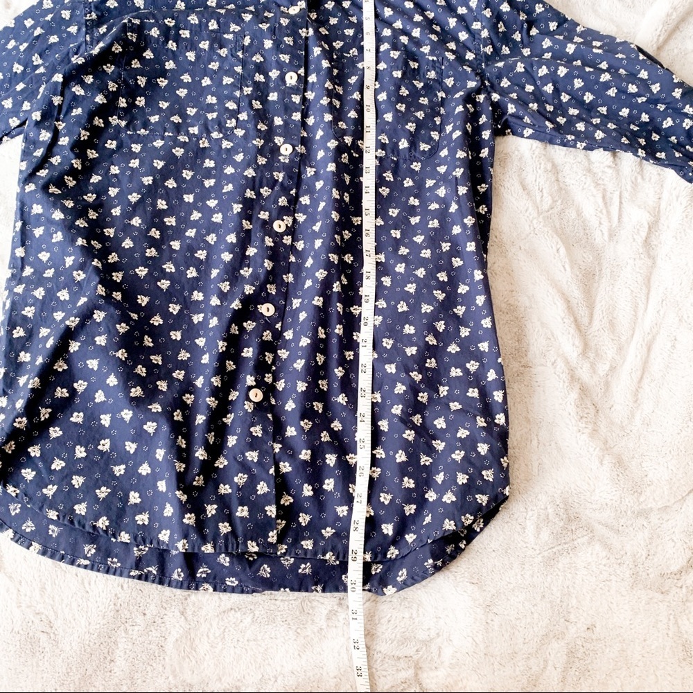 Eddie Bauer Floral Button down Blouse size s - Picture 7 of 8
